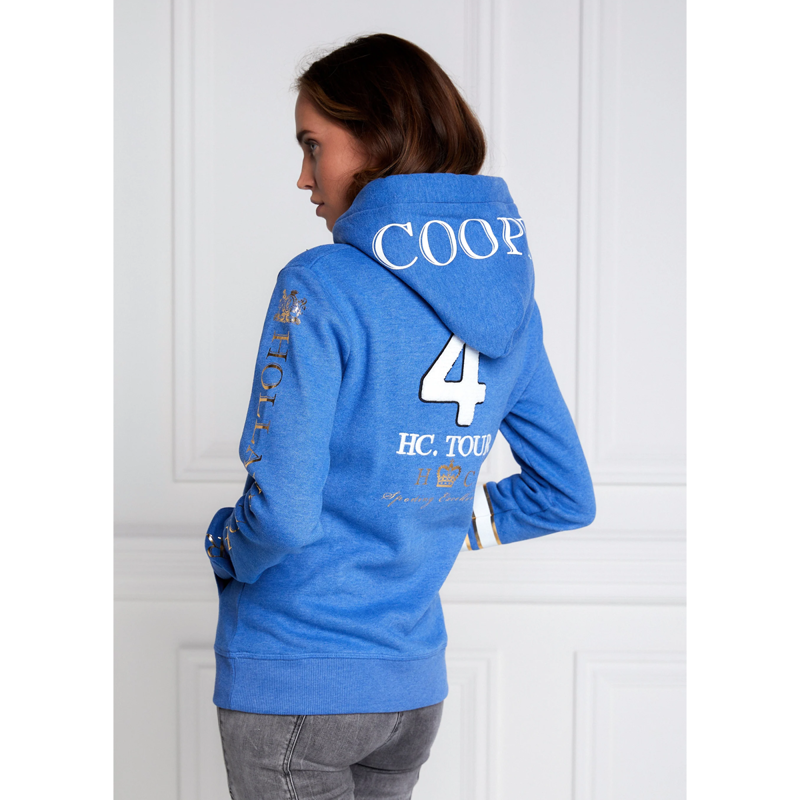 Holland Cooper HC Heritage Hoodie - Deep Cobalt Marl-4